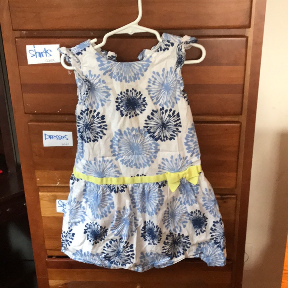 3T Gymboree blue and white sundress